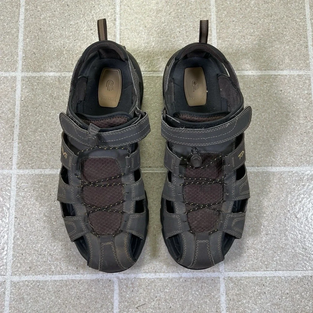 Teva Fisherman Sandals Men's 13 Forebay ShocPad Hiking Adjustable Outdoor Shoes